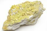 Sulfur Crystals on Matrix - Steamboat Springs, Nevada #209729-1